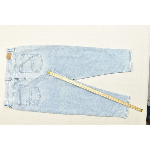 American Eagle Women's Blue Highest Rise 90s Boyfriend Jeans Size 20 Cotton - Picture 5 of 8